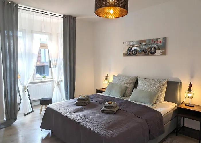 Casa Apartment Modern Vintage Flexibilitaet Pur- Perfektes Apartment Fuer Familien Und Geschaeftsreisende 5 Schlafplaetze, Vollausstattung, Amazon Prime & Parkplatz Inklusive