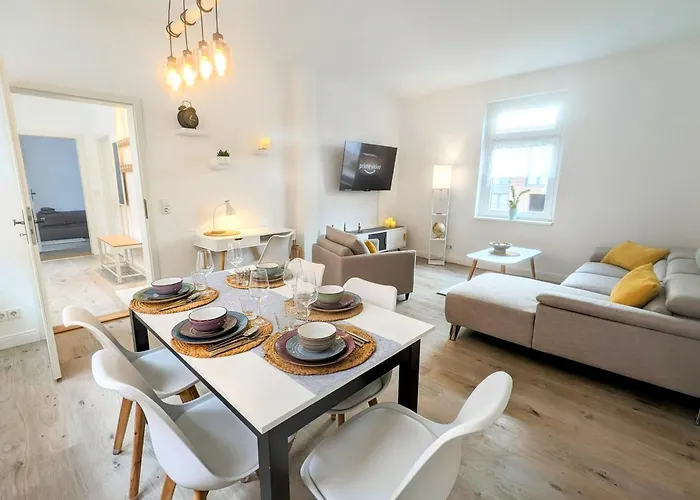 Casa Apartment Modern Vintage Flexibilitaet Pur- Perfektes Apartment Fuer Familien Und Geschaeftsreisende 5 Schlafplaetze, Vollausstattung, Amazon Prime & Parkplatz Inklusive